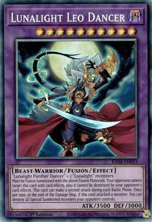 Lunalight Leo Dancer (PCR) (RA04-EN053) - Quarter Century Stampede 1st Edition - Premium Yugioh Single from Konami - Just $0.25! Shop now at Game Crave Tournament Store