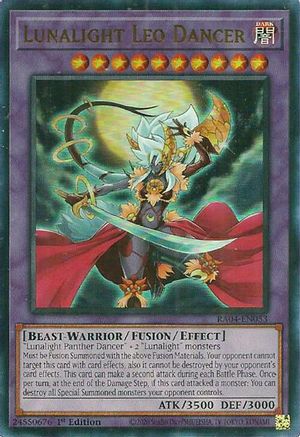 Lunalight Leo Dancer (UR) (RA04-EN053) - Quarter Century Stampede 1st Edition - Premium Yugioh Single from Konami - Just $0.25! Shop now at Game Crave Tournament Store