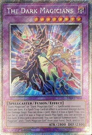 The Dark Magicians (Platinum Secret Rare) (RA04-EN054) - Quarter Century Stampede 1st Edition