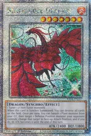 Black Rose Dragon (Alternate Art) (Quarter Century Secret Rare) (RA04-EN057) - Quarter Century Stampede 1st Edition - Premium Yugioh Single from Konami - Just $7.42! Shop now at Game Crave Tournament Store