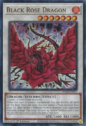 Black Rose Dragon (UR) (RA04-EN057) - Quarter Century Stampede 1st Edition - Premium Yugioh Single from Konami - Just $0.25! Shop now at Game Crave Tournament Store