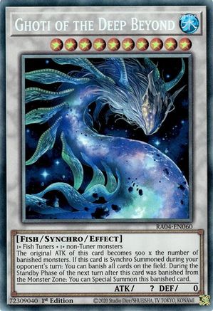 Ghoti of the Deep Beyond (PCR) (RA04-EN060) - Quarter Century Stampede 1st Edition - Premium Yugioh Single from Konami - Just $0.25! Shop now at Game Crave Tournament Store