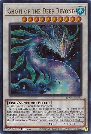 Ghoti of the Deep Beyond (UR) (RA04-EN060) - Quarter Century Stampede 1st Edition - Premium Yugioh Single from Konami - Just $0.25! Shop now at Game Crave Tournament Store