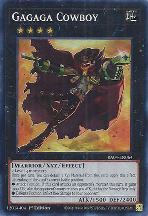 Gagaga Cowboy (RA04-EN064) - Quarter Century Stampede 1st Edition - Premium Yugioh Single from Konami - Just $0.25! Shop now at Game Crave Tournament Store