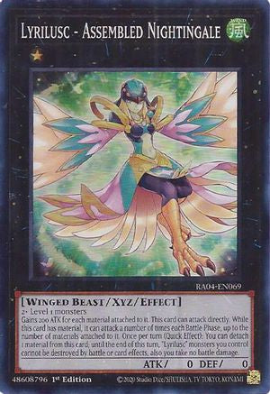Lyrilusc - Assembled Nightingale (RA04-EN069) - Quarter Century Stampede 1st Edition - Premium Yugioh Single from Konami - Just $0.25! Shop now at Game Crave Tournament Store