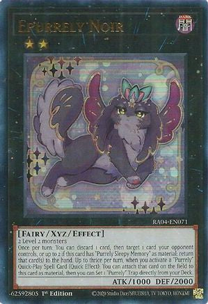 Epurrely Noir (UR) (RA04-EN071) - Quarter Century Stampede 1st Edition - Premium Yugioh Single from Konami - Just $0.25! Shop now at Game Crave Tournament Store