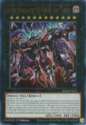 Super Starslayer TY-PHON - Sky Crisis (UR) (RA04-EN072) - Quarter Century Stampede 1st Edition - Premium Yugioh Single from Konami - Just $0.68! Shop now at Game Crave Tournament Store