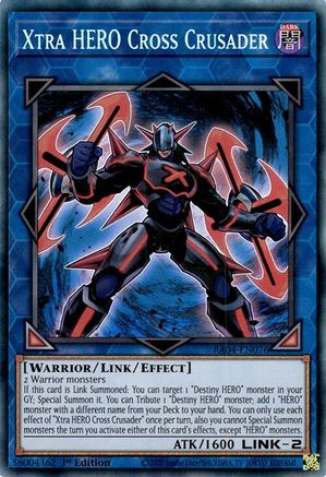 Xtra HERO Cross Crusader (PCR) (RA04-EN076) - Quarter Century Stampede 1st Edition - Premium Yugioh Single from Konami - Just $0.30! Shop now at Game Crave Tournament Store