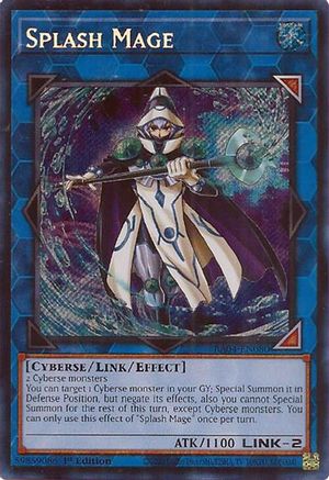 Splash Mage (Secret Rare) (RA04-EN080) - Quarter Century Stampede 1st Edition - Premium Yugioh Single from Konami - Just $0.25! Shop now at Game Crave Tournament Store