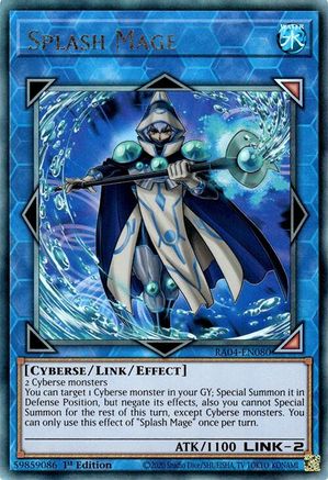 Splash Mage (PUR) (RA04-EN080) - Quarter Century Stampede 1st Edition - Premium Yugioh Single from Konami - Just $0.25! Shop now at Game Crave Tournament Store