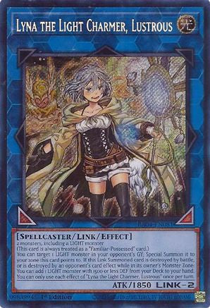 Lyna the Light Charmer, Lustrous (Secret Rare) (RA04-EN081) - Quarter Century Stampede 1st Edition - Premium Yugioh Single from Konami - Just $0.26! Shop now at Game Crave Tournament Store