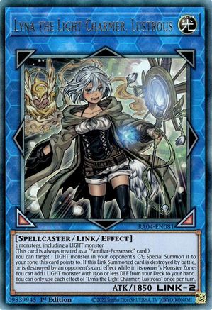 Lyna the Light Charmer, Lustrous (PUR) (RA04-EN081) - Quarter Century Stampede 1st Edition - Premium Yugioh Single from Konami - Just $0.37! Shop now at Game Crave Tournament Store