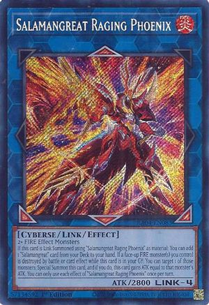 Salamangreat Raging Phoenix (Secret Rare) (RA04-EN083) - Quarter Century Stampede 1st Edition - Premium Yugioh Single from Konami - Just $0.36! Shop now at Game Crave Tournament Store