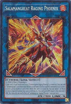 Salamangreat Raging Phoenix (RA04-EN083) - Quarter Century Stampede 1st Edition - Premium Yugioh Single from Konami - Just $0.25! Shop now at Game Crave Tournament Store