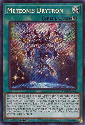 Meteonis Drytron (Secret Rare) (RA04-EN096) - Quarter Century Stampede 1st Edition - Premium Yugioh Single from Konami - Just $0.25! Shop now at Game Crave Tournament Store