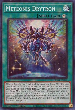 Meteonis Drytron (RA04-EN096) - Quarter Century Stampede 1st Edition - Premium Yugioh Single from Konami - Just $0.25! Shop now at Game Crave Tournament Store