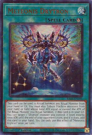 Meteonis Drytron (UR) (RA04-EN096) - Quarter Century Stampede 1st Edition - Premium Yugioh Single from Konami - Just $0.25! Shop now at Game Crave Tournament Store