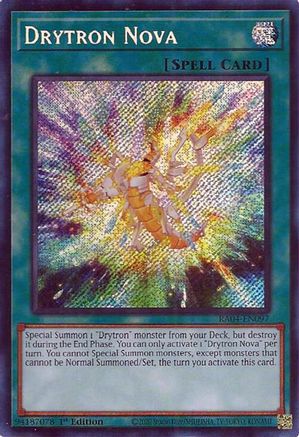 Drytron Nova (Secret Rare) (RA04-EN097) - Quarter Century Stampede 1st Edition - Premium Yugioh Single from Konami - Just $0.25! Shop now at Game Crave Tournament Store