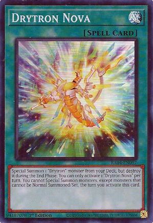 Drytron Nova (RA04-EN097) - Quarter Century Stampede 1st Edition - Premium Yugioh Single from Konami - Just $0.25! Shop now at Game Crave Tournament Store