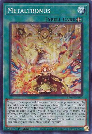 Metaltronus (RA04-EN100) - Quarter Century Stampede 1st Edition - Premium Yugioh Single from Konami - Just $0.25! Shop now at Game Crave Tournament Store