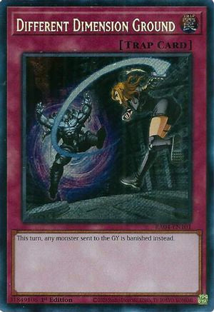 Different Dimension Ground (Secret Rare) (RA04-EN101) - Quarter Century Stampede 1st Edition - Premium Yugioh Single from Konami - Just $0.25! Shop now at Game Crave Tournament Store