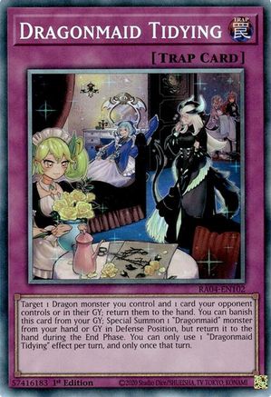 Dragonmaid Tidying (PCR) (RA04-EN102) - Quarter Century Stampede 1st Edition - Premium Yugioh Single from Konami - Just $0.25! Shop now at Game Crave Tournament Store