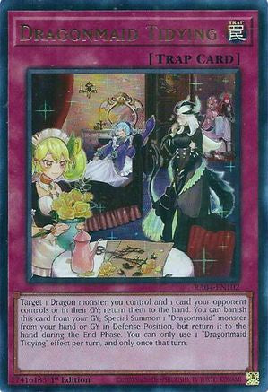 Dragonmaid Tidying (UR) (RA04-EN102) - Quarter Century Stampede 1st Edition - Premium Yugioh Single from Konami - Just $0.25! Shop now at Game Crave Tournament Store