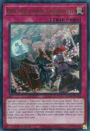 Big Welcome Labrynth (UR) (RA04-EN104) - Quarter Century Stampede 1st Edition - Premium Yugioh Single from Konami - Just $0.25! Shop now at Game Crave Tournament Store