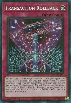 Transaction Rollback (RA04-EN105) - Quarter Century Stampede 1st Edition - Premium Yugioh Single from Konami - Just $0.25! Shop now at Game Crave Tournament Store