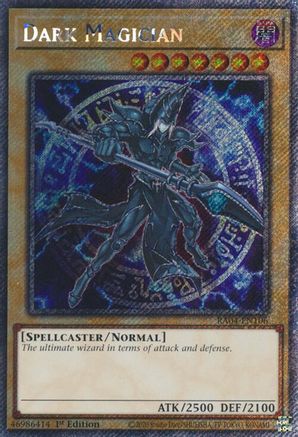 Dark Magician (7th Art) (Platinum Secret Rare) (RA04-EN106) - Quarter Century Stampede 1st Edition - Premium Yugioh Single from Konami - Just $1.13! Shop now at Game Crave Tournament Store