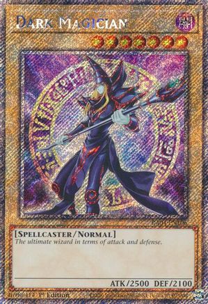 Dark Magician (8th Art) (Platinum Secret Rare) (RA04-EN106) - Quarter Century Stampede 1st Edition - Premium Yugioh Single from Konami - Just $1.02! Shop now at Game Crave Tournament Store