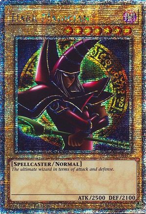 Dark Magician (Arkana) (Quarter Century Secret Rare) (RA04-EN106) - Quarter Century Stampede 1st Edition - Premium Yugioh Single from Konami - Just $36.64! Shop now at Game Crave Tournament Store