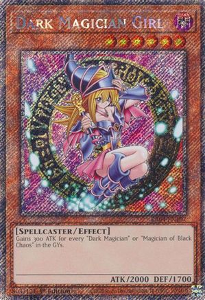 Dark Magician Girl (3rd Art) (Platinum Secret Rare) (RA04-EN107) - Quarter Century Stampede 1st Edition - Premium Yugioh Single from Konami - Just $1.76! Shop now at Game Crave Tournament Store