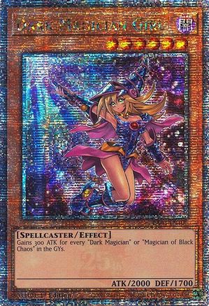 Dark Magician Girl (7th Art) (Quarter Century Secret Rare) (RA04-EN107) - Quarter Century Stampede 1st Edition - Premium Yugioh Single from Konami - Just $54.26! Shop now at Game Crave Tournament Store