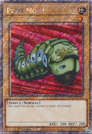 Petit Moth (Platinum Secret Rare) (RA04-EN111) - Quarter Century Stampede 1st Edition - Premium Yugioh Single from Konami - Just $0.31! Shop now at Game Crave Tournament Store