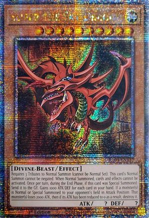 Slifer the Sky Dragon (Quarter Century Secret Rare) (RA04-EN117) - Quarter Century Stampede 1st Edition - Premium Yugioh Single from Konami - Just $23.78! Shop now at Game Crave Tournament Store