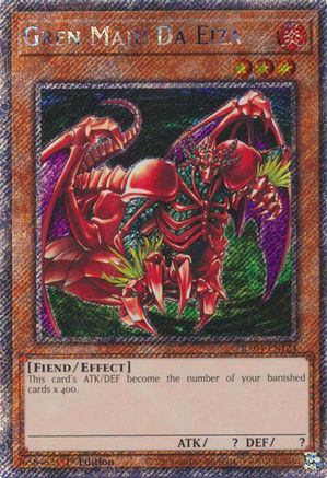 Gren Maju Da Eiza (Platinum Secret Rare) (RA04-EN124) - Quarter Century Stampede 1st Edition - Premium Yugioh Single from Konami - Just $0.42! Shop now at Game Crave Tournament Store