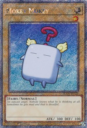 Mokey Mokey (Platinum Secret Rare) (RA04-EN126) - Quarter Century Stampede 1st Edition - Premium Yugioh Single from Konami - Just $0.38! Shop now at Game Crave Tournament Store