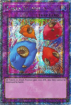 Token Stampede (Quarter Century Secret Rare) (RA04-EN149) - Quarter Century Stampede 1st Edition