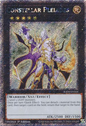 Constellar Pleiades (Platinum Secret Rare) (RA04-EN164) - Quarter Century Stampede 1st Edition - Premium Yugioh Single from Konami - Just $0.30! Shop now at Game Crave Tournament Store