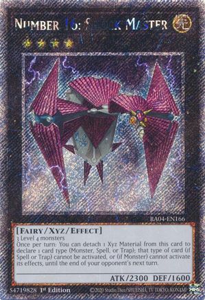 Number 16: Shock Master (Platinum Secret Rare) (RA04-EN166) - Quarter Century Stampede 1st Edition - Premium Yugioh Single from Konami - Just $0.48! Shop now at Game Crave Tournament Store