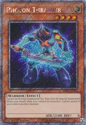 Photon Thrasher (Platinum Secret Rare) (RA04-EN170) - Quarter Century Stampede 1st Edition - Premium Yugioh Single from Konami - Just $0.25! Shop now at Game Crave Tournament Store