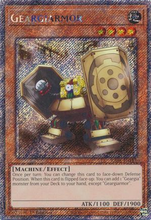 Geargiarmor (Platinum Secret Rare) (RA04-EN187) - Quarter Century Stampede 1st Edition - Premium Yugioh Single from Konami - Just $0.32! Shop now at Game Crave Tournament Store