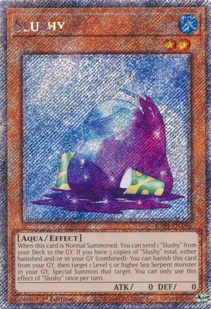 Slushy (Platinum Secret Rare) (RA04-EN196) - Quarter Century Stampede 1st Edition - Premium Yugioh Single from Konami - Just $0.25! Shop now at Game Crave Tournament Store