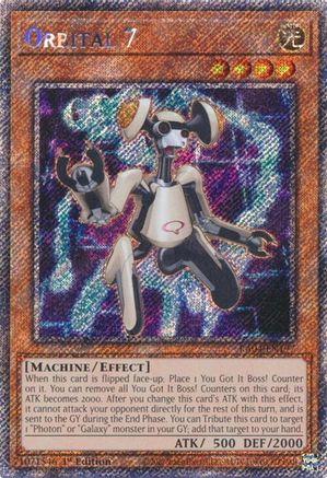Orbital 7 (Platinum Secret Rare) (RA04-EN197) - Quarter Century Stampede 1st Edition - Premium Yugioh Single from Konami - Just $0.25! Shop now at Game Crave Tournament Store