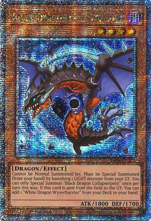 Black Dragon Collapserpent (Quarter Century Secret Rare) (RA04-EN204) - Quarter Century Stampede 1st Edition