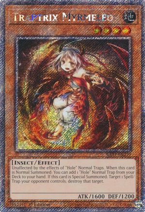 Traptrix Myrmeleo (Platinum Secret Rare) (RA04-EN210) - Quarter Century Stampede 1st Edition - Premium Yugioh Single from Konami - Just $0.53! Shop now at Game Crave Tournament Store