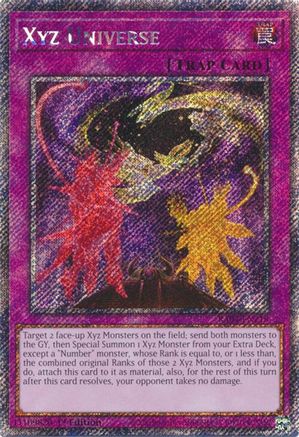 Xyz Universe (Platinum Secret Rare) (RA04-EN218) - Quarter Century Stampede 1st Edition - Premium Yugioh Single from Konami - Just $0.25! Shop now at Game Crave Tournament Store
