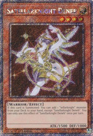 Satellarknight Deneb (Platinum Secret Rare) (RA04-EN227) - Quarter Century Stampede 1st Edition - Premium Yugioh Single from Konami - Just $0.25! Shop now at Game Crave Tournament Store