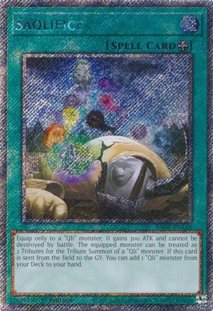 Saqlifice (Platinum Secret Rare) (RA04-EN238) - Quarter Century Stampede 1st Edition - Premium Yugioh Single from Konami - Just $0.25! Shop now at Game Crave Tournament Store